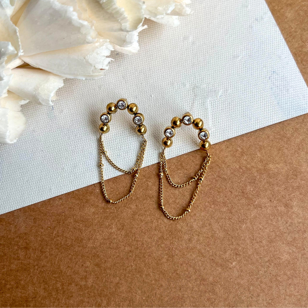 Drama 18K Gold Plated Earrings