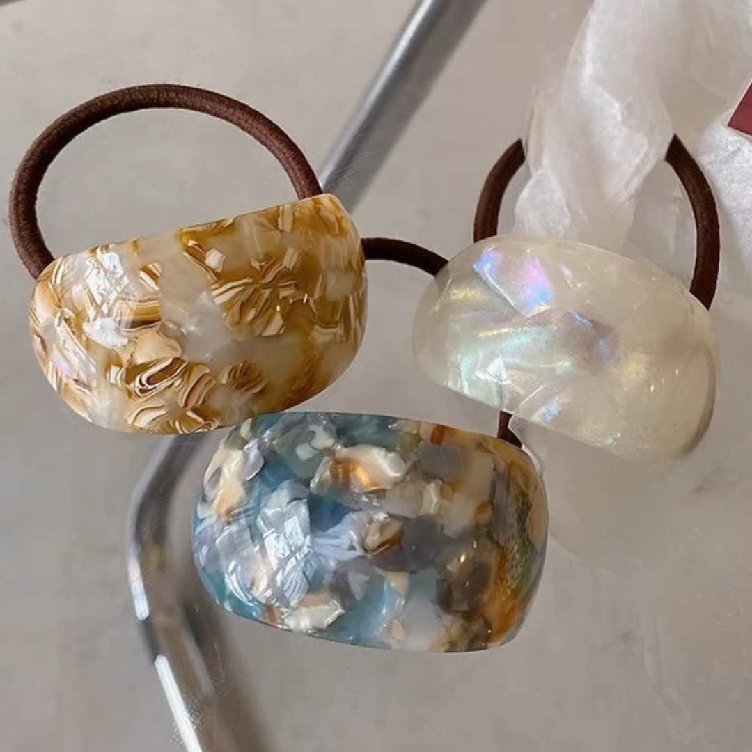 Gloss Loop Acrylic Hair Tie