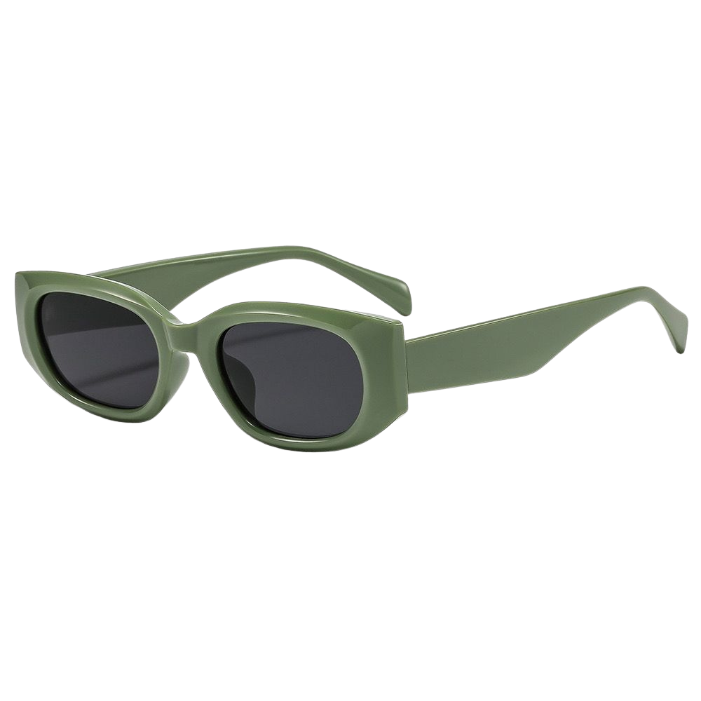 Olive Muse Retro Sunglasses