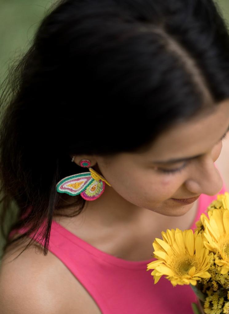 Titli Handmade Beaded Earrings