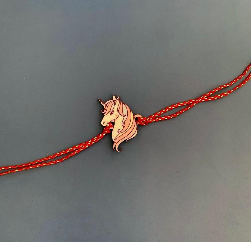 Unicorn Wooden Rakhi