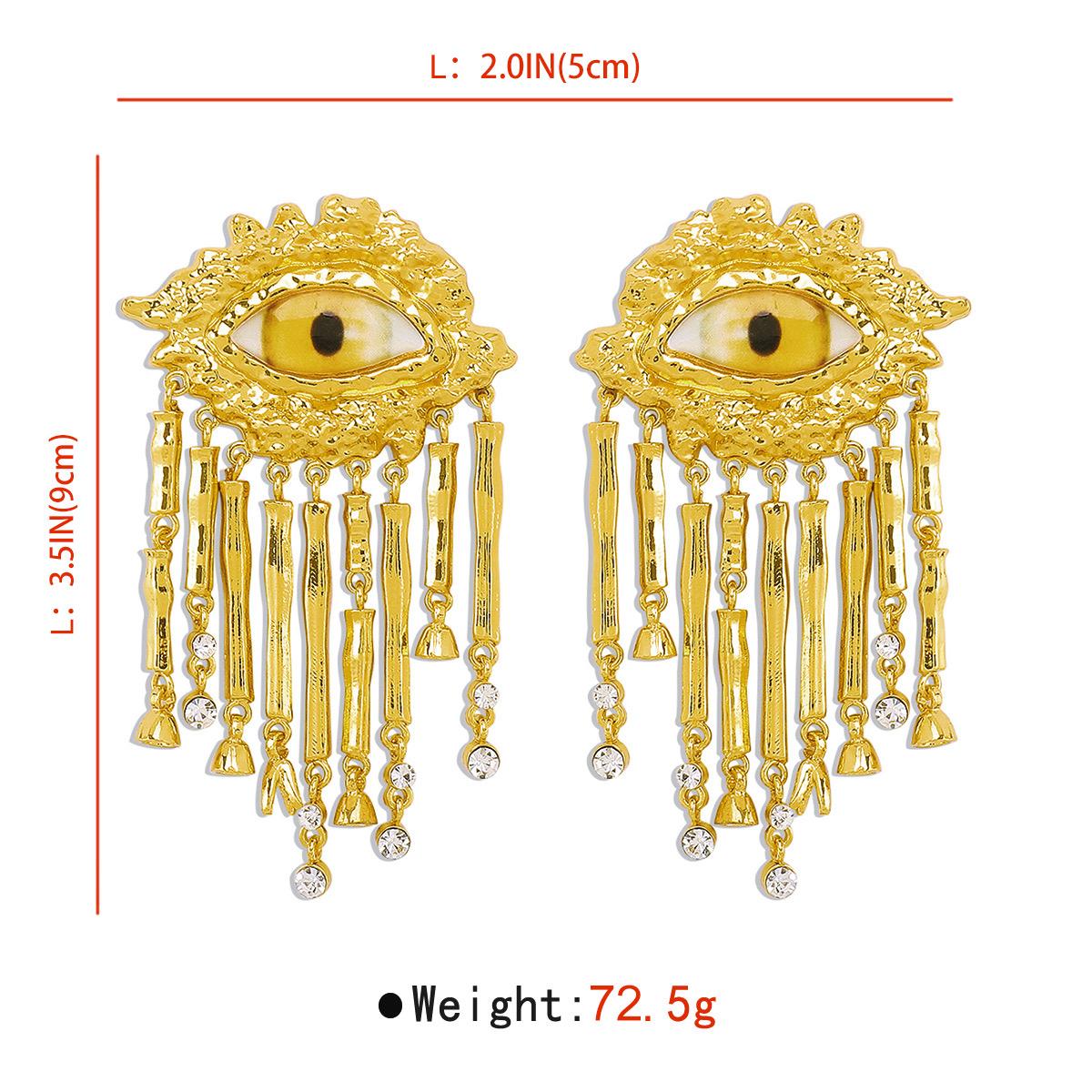 Eyes on You Gold Metal Earring