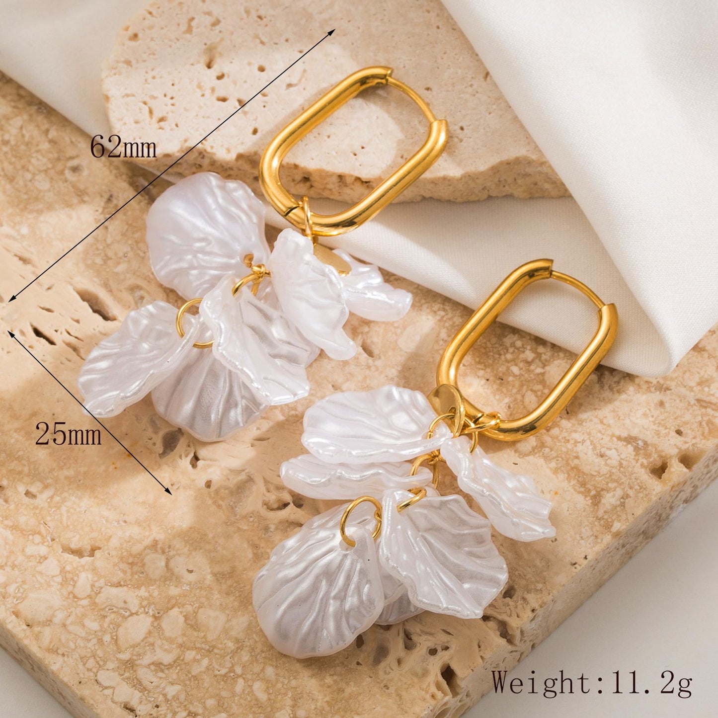 Sunlit 18K Gold Plated Stainless Steel Earring