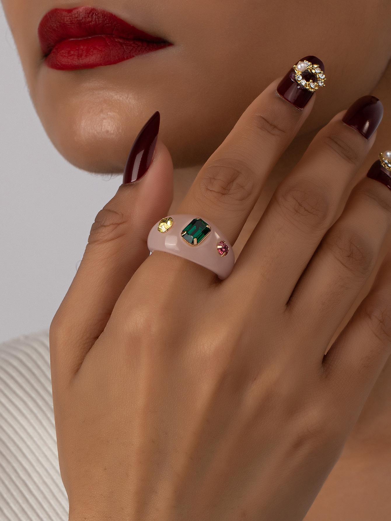 Gem Glaze Acrylic Ring