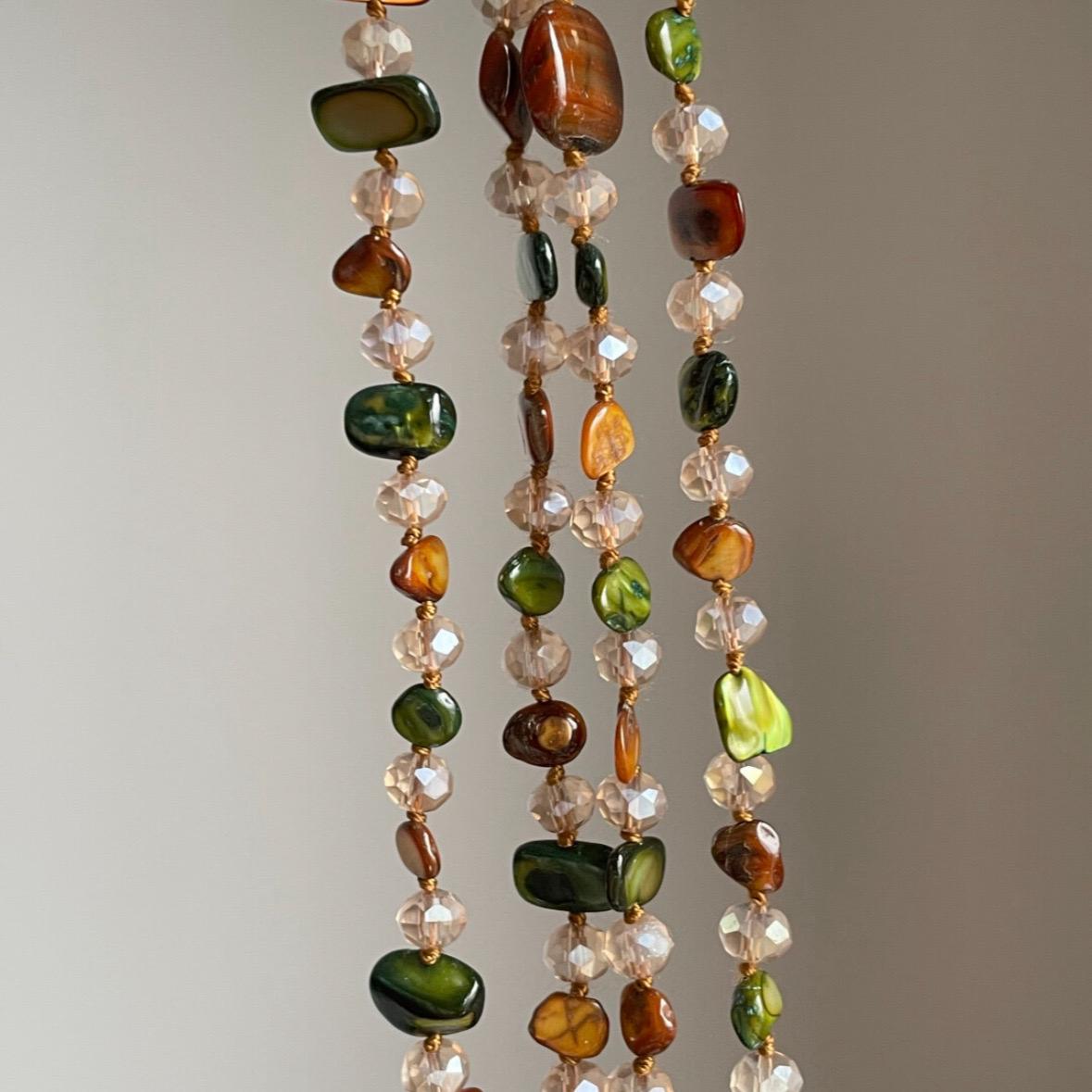 Earthly Multi-Layer Beaded Necklace