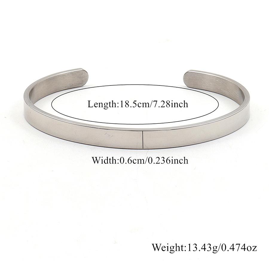 Minimalist Metal Cuff Bangle
