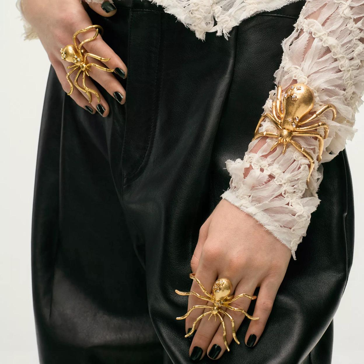 Spider Statement Metal Ring