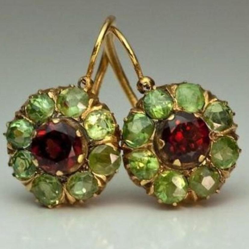 Garden Bloom Rhinestone Earrings