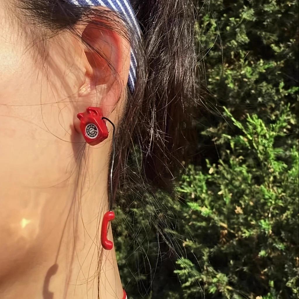Retro Dial Earrings