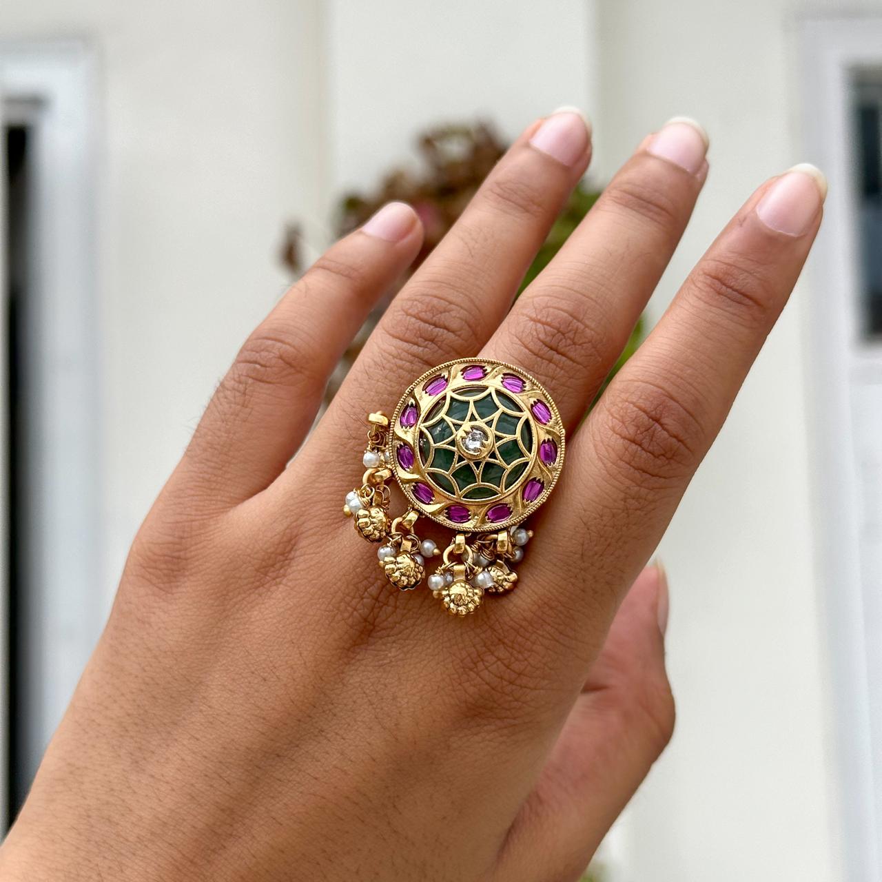 Gulzaar Kundan Ring
