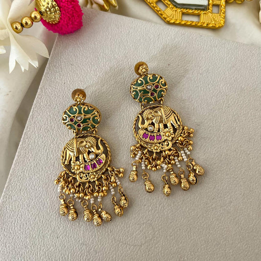 GajKamini Drop Earrings