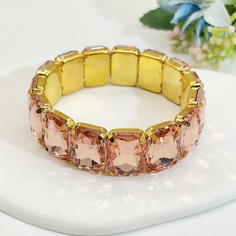Rosé Cut Statement Bracelet