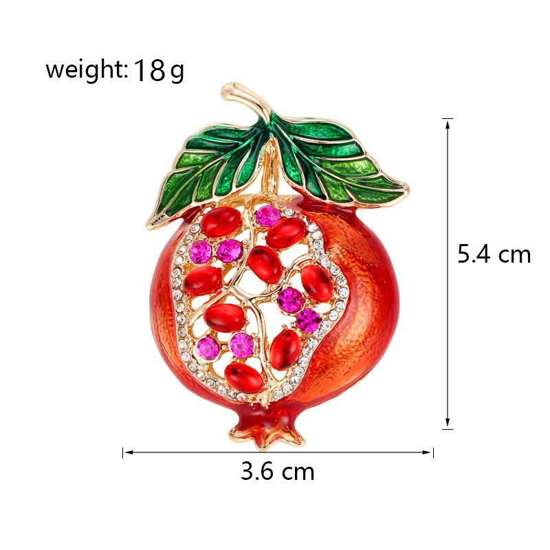 Pomegranate Jewel Brooch
