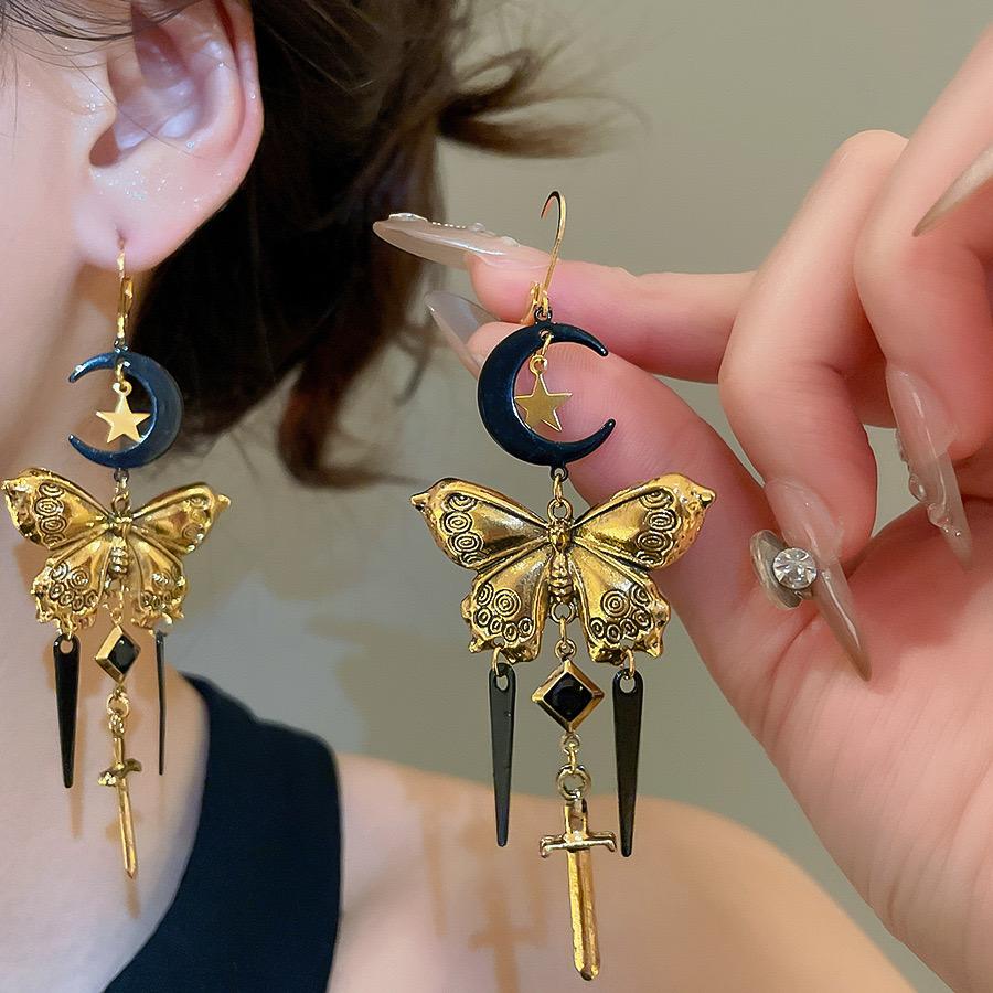 Butterfly Sword Earrings