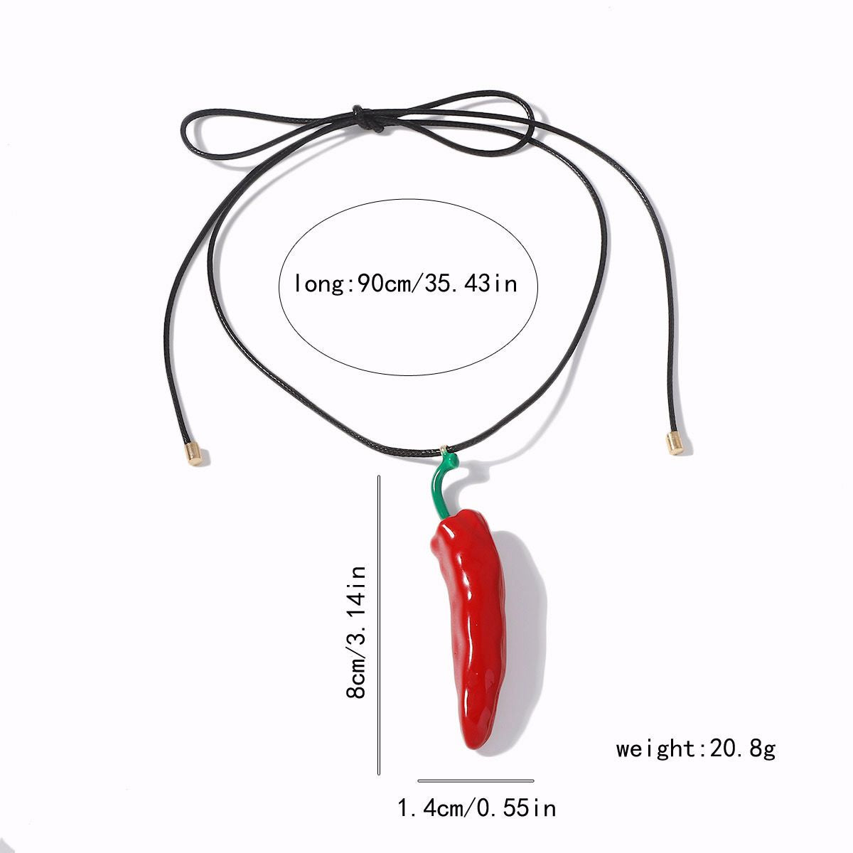 Mirchi Pendant Neckpiece