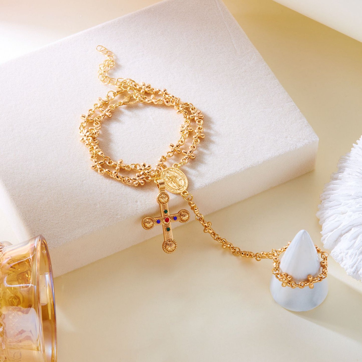 Divine Grace Cross Hand Chain