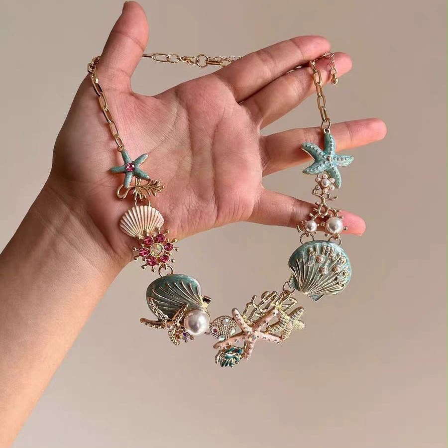 Ocean Treasures Statement Necklace