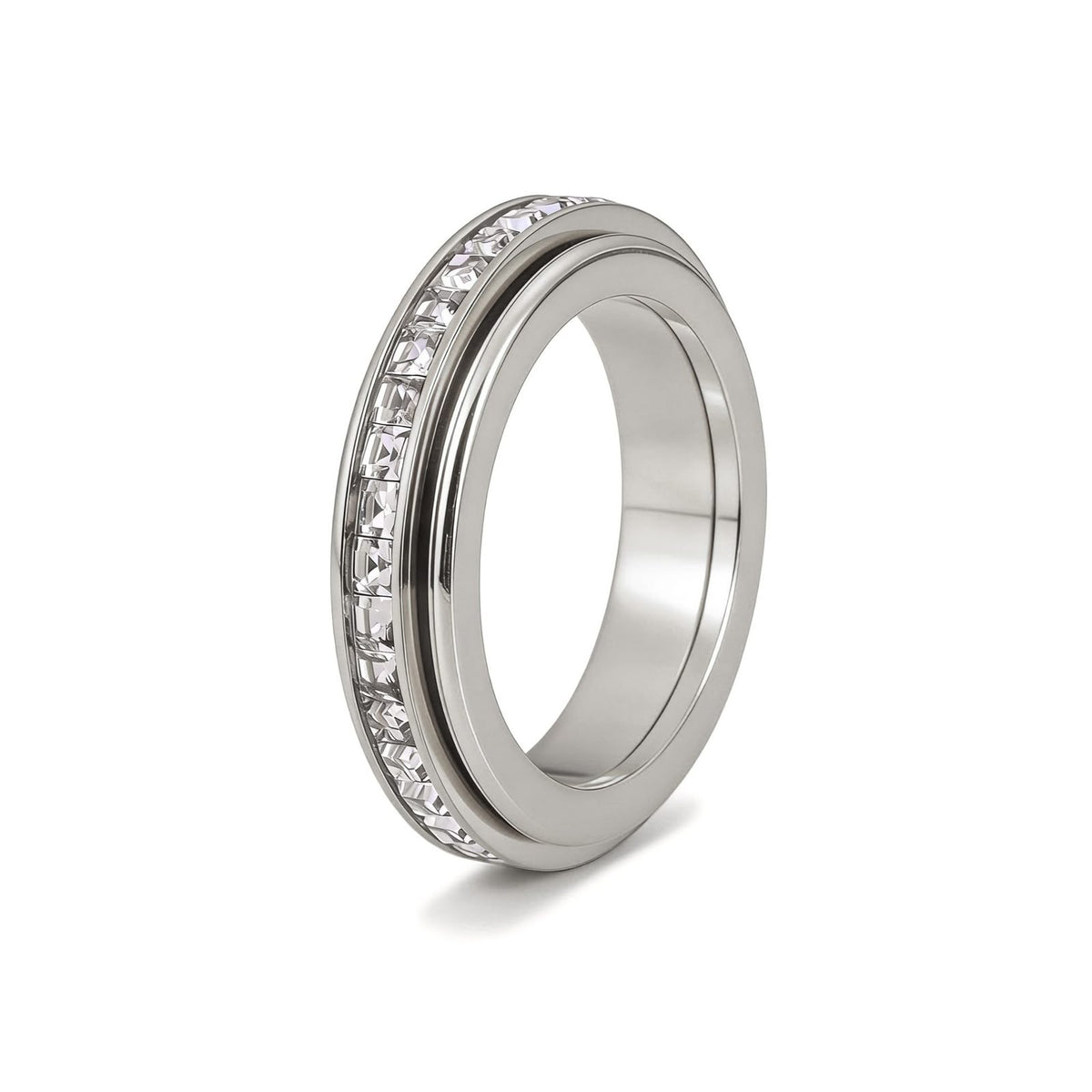 Diamond Cut Fidget Ring