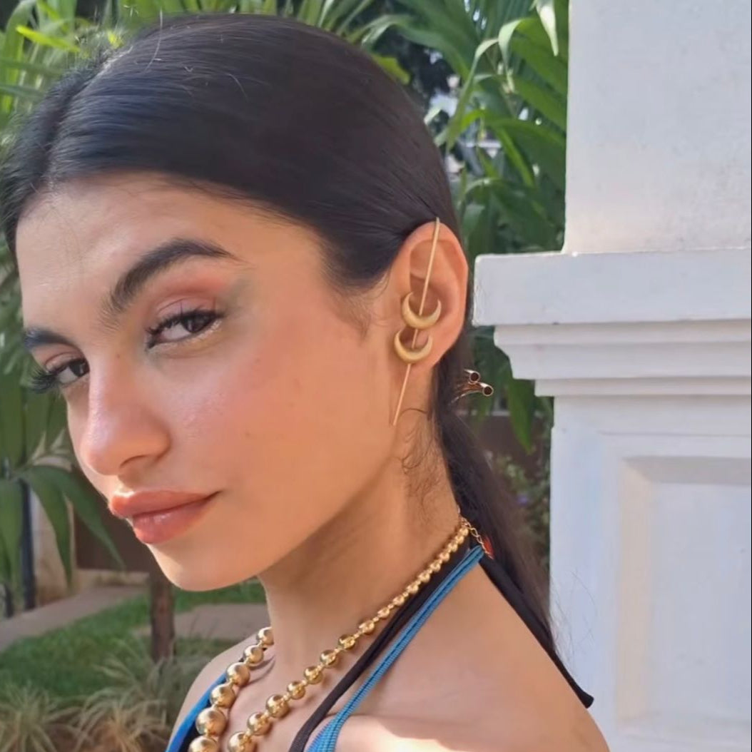 Liya Moon Handmade Brass Ear Cuffs