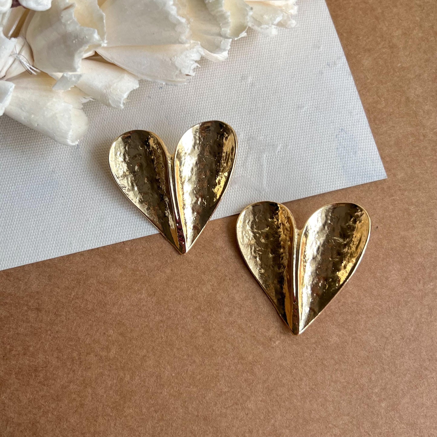 Purely Yours Heart Alloy Ear Studs