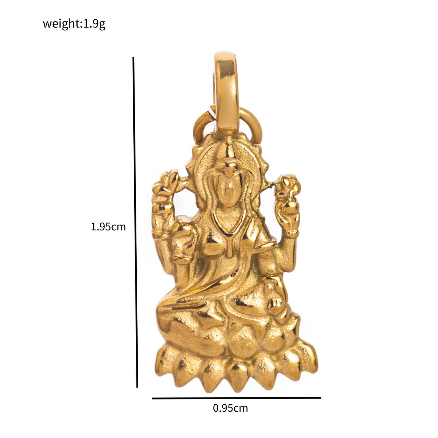 Stainless Steel Gold Plated Charms