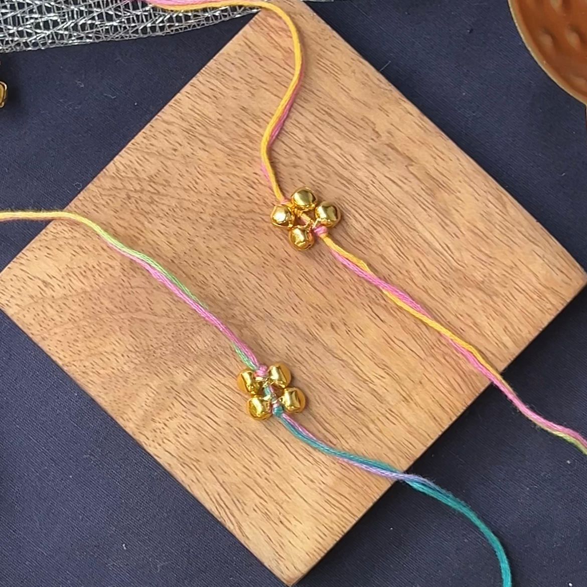Ghunghroo Multi Color Rakhi
