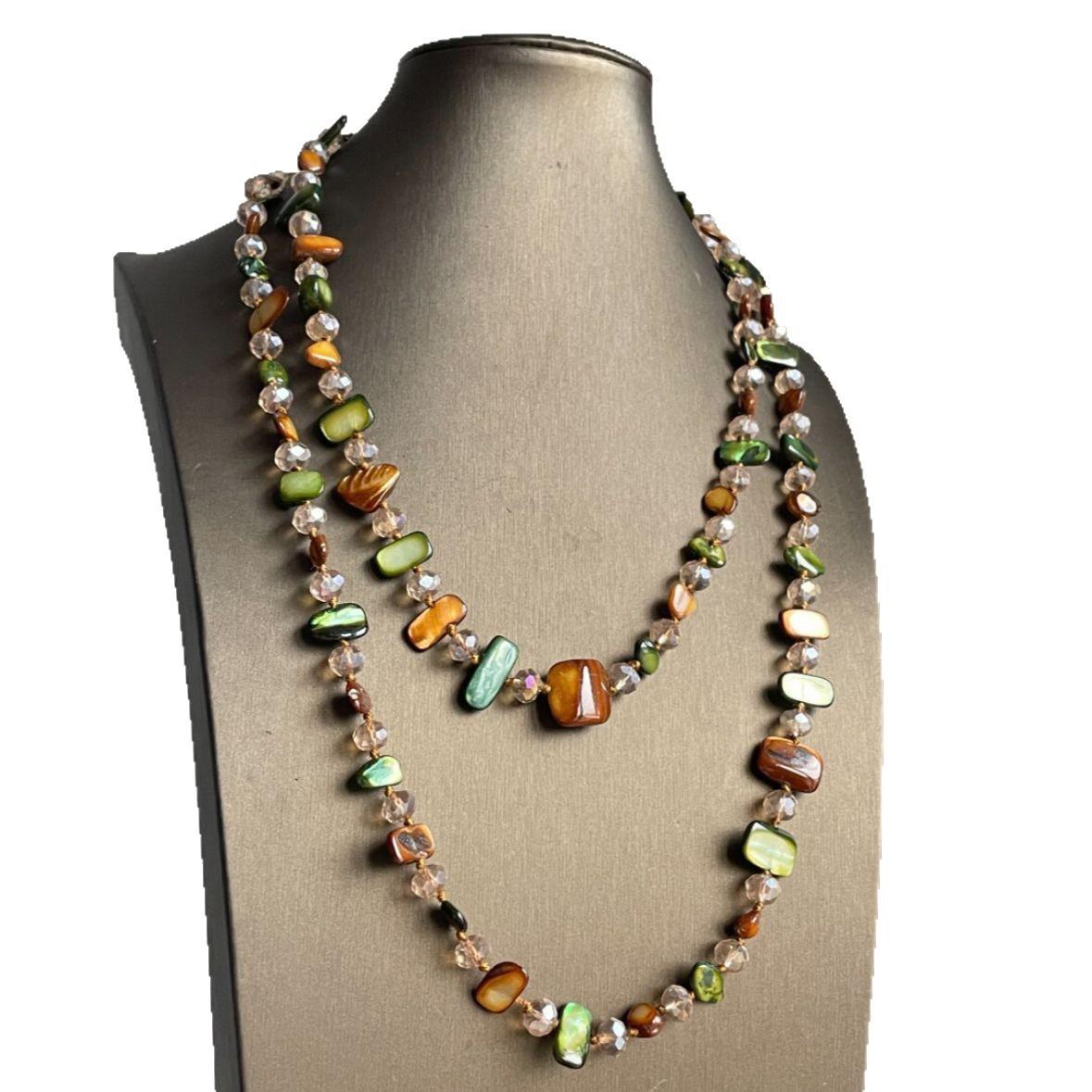 Earthly Multi-Layer Beaded Necklace