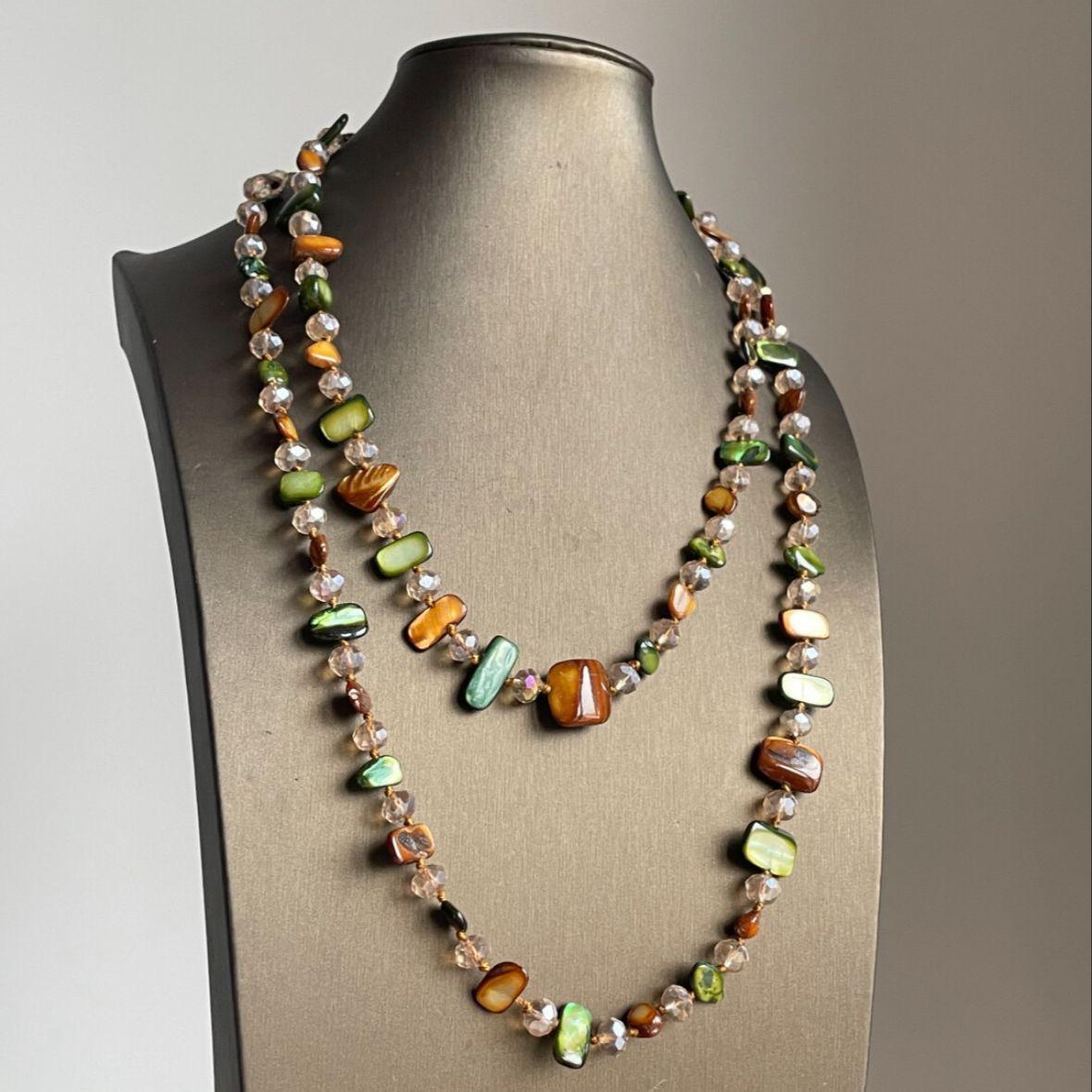 Earthly Multi-Layer Beaded Necklace