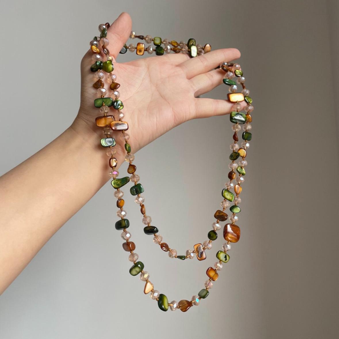 Earthly Multi-Layer Beaded Necklace