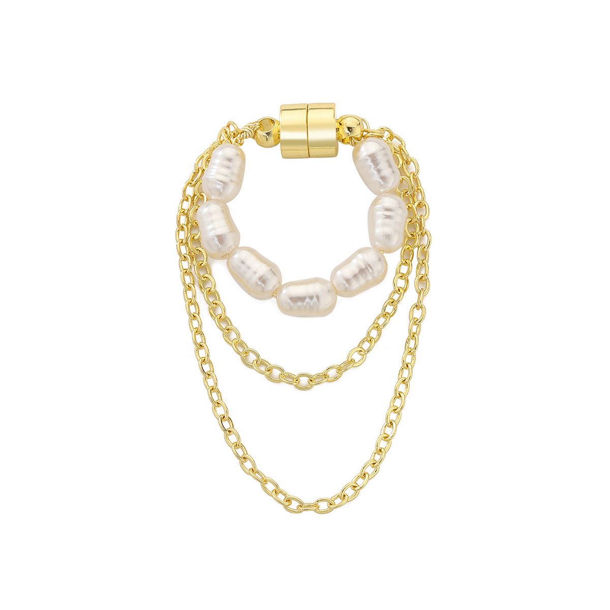 LuxePearl Magnetic One Side Ear Cuff