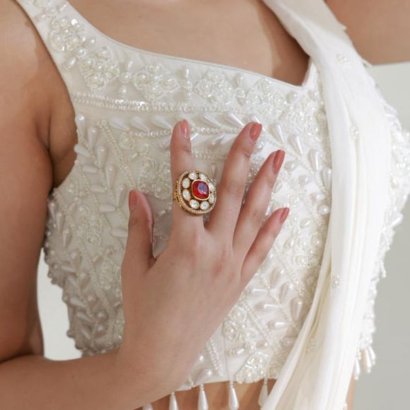 Sitara Kundan Ring
