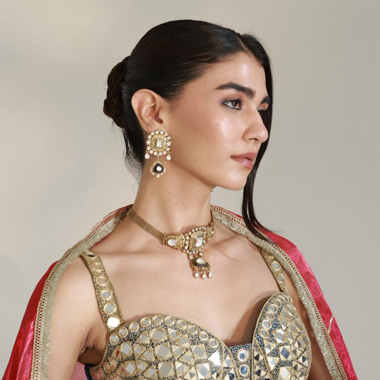 Shabnam Kundan Choker Set