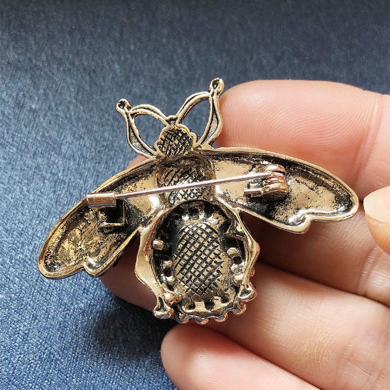 Bee Metal Brooch