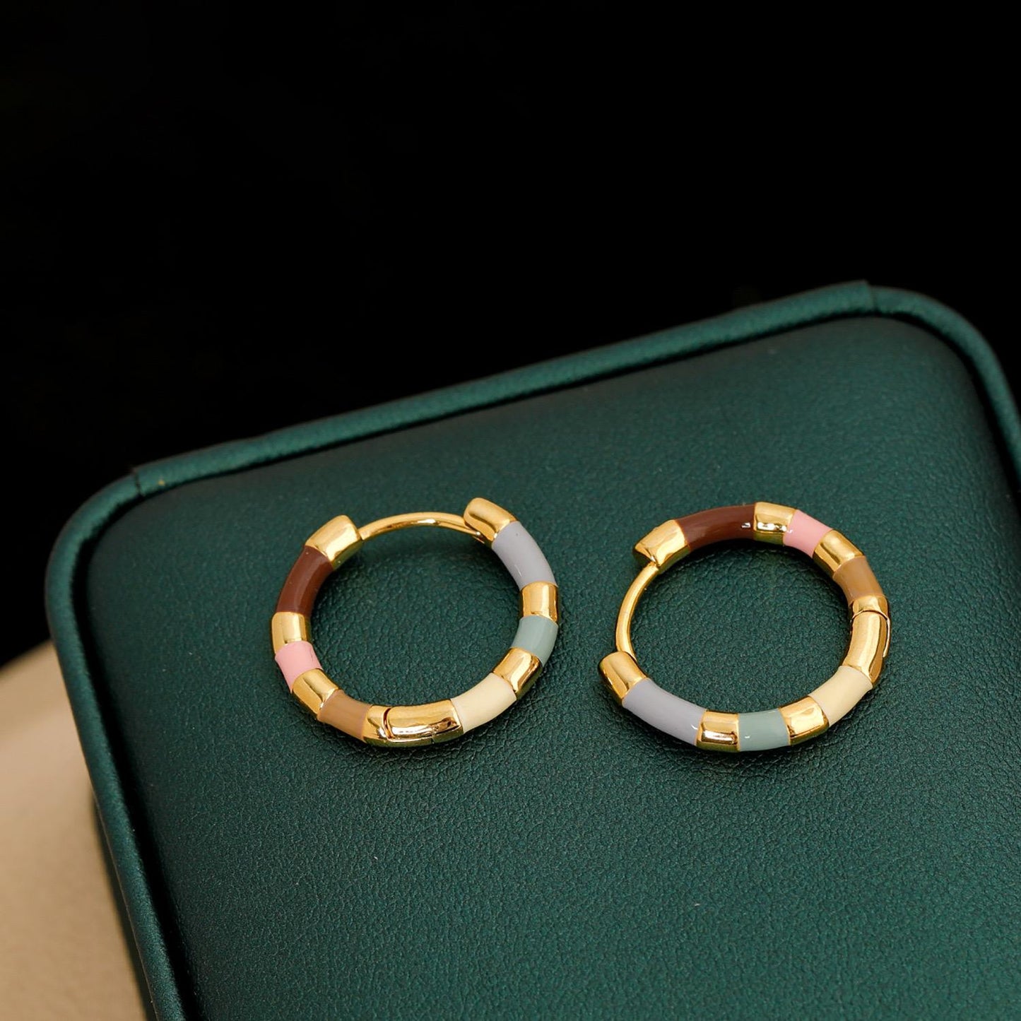 Sun Kissed Spark Alloy Earrings
