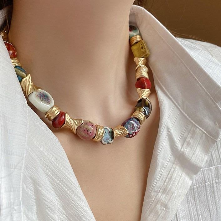 Bold & Baked Ceramic Neckpiece