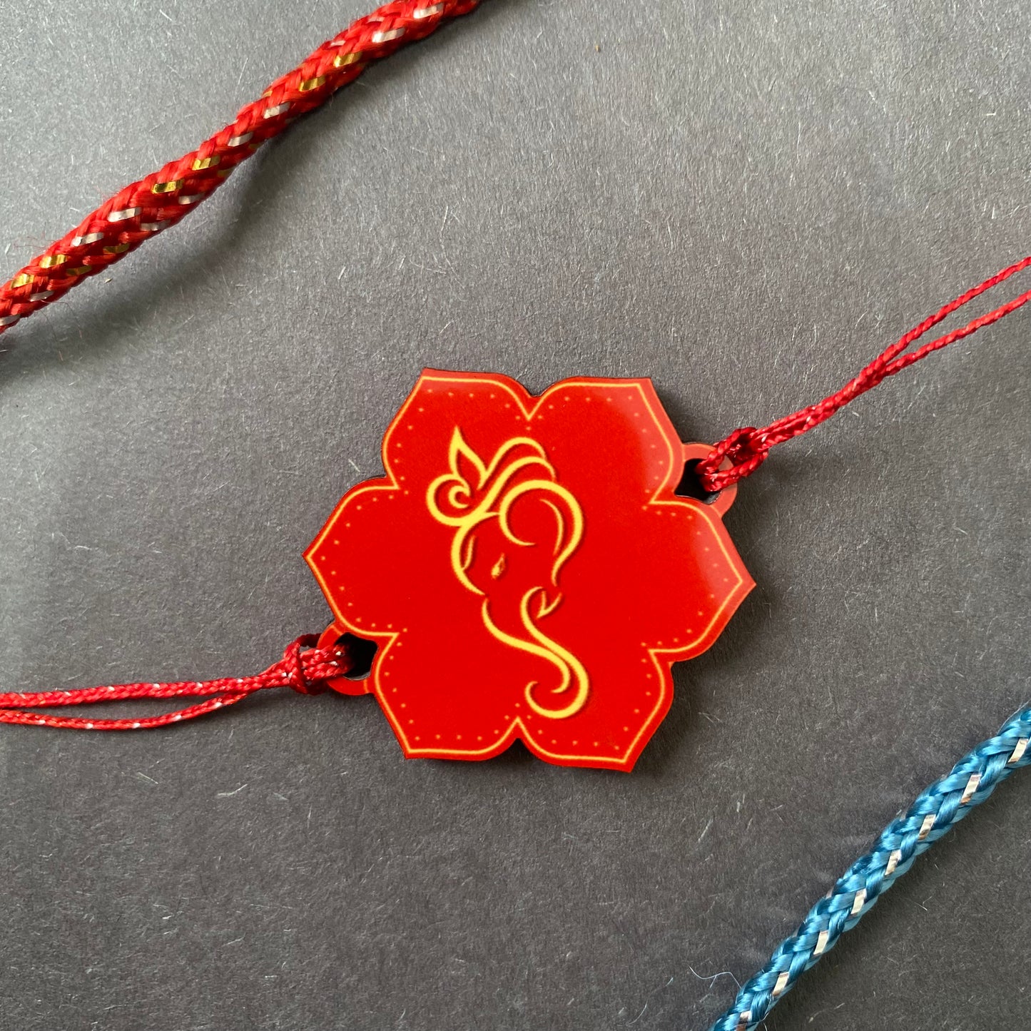 Ganesha Wooden Rakhi