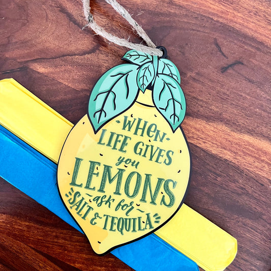 When Life Gives You Lemons Wall Hanging
