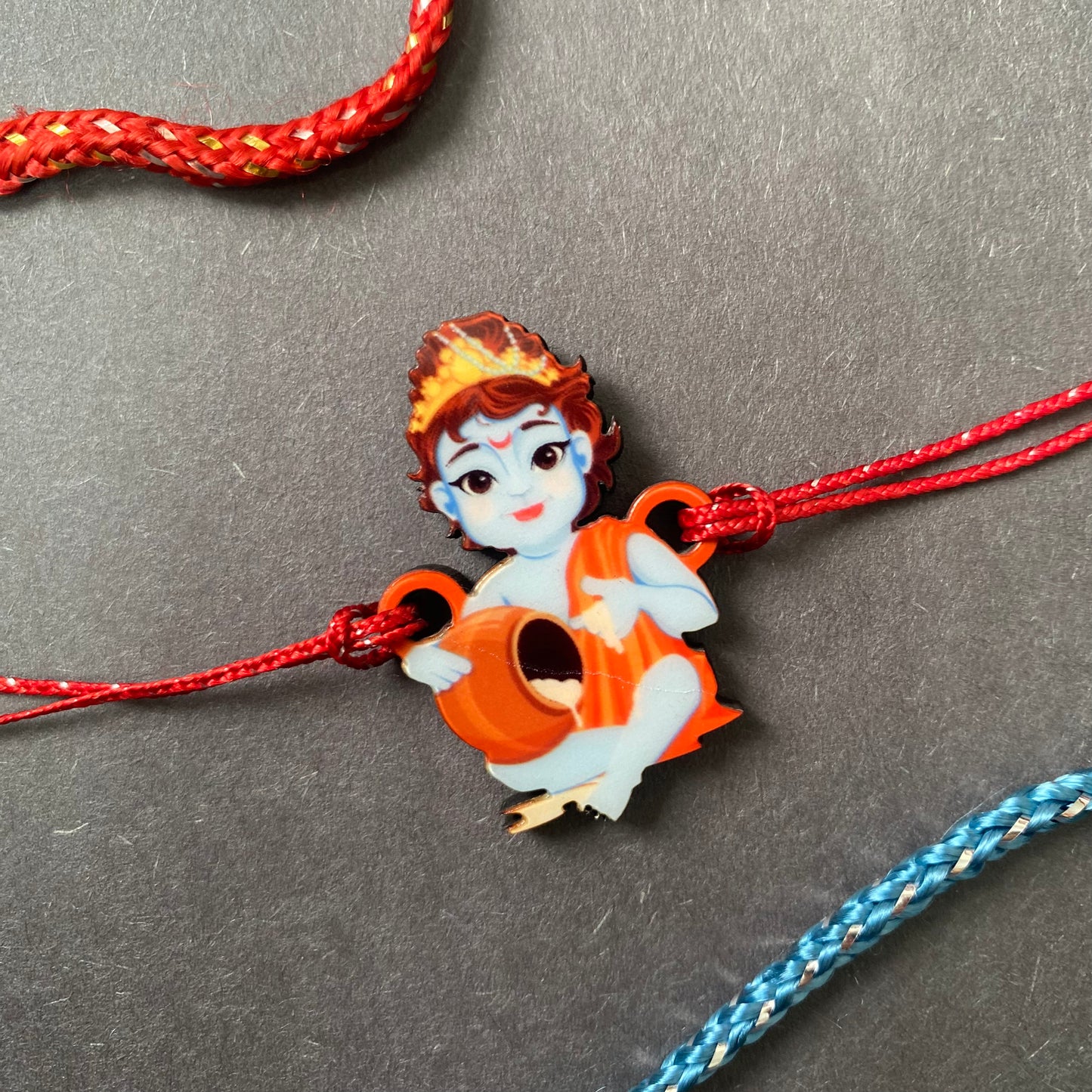 Krishna Wooden Rakhi
