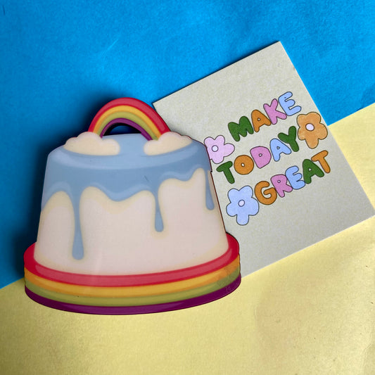 Rainbow Cake Fridge Magnet