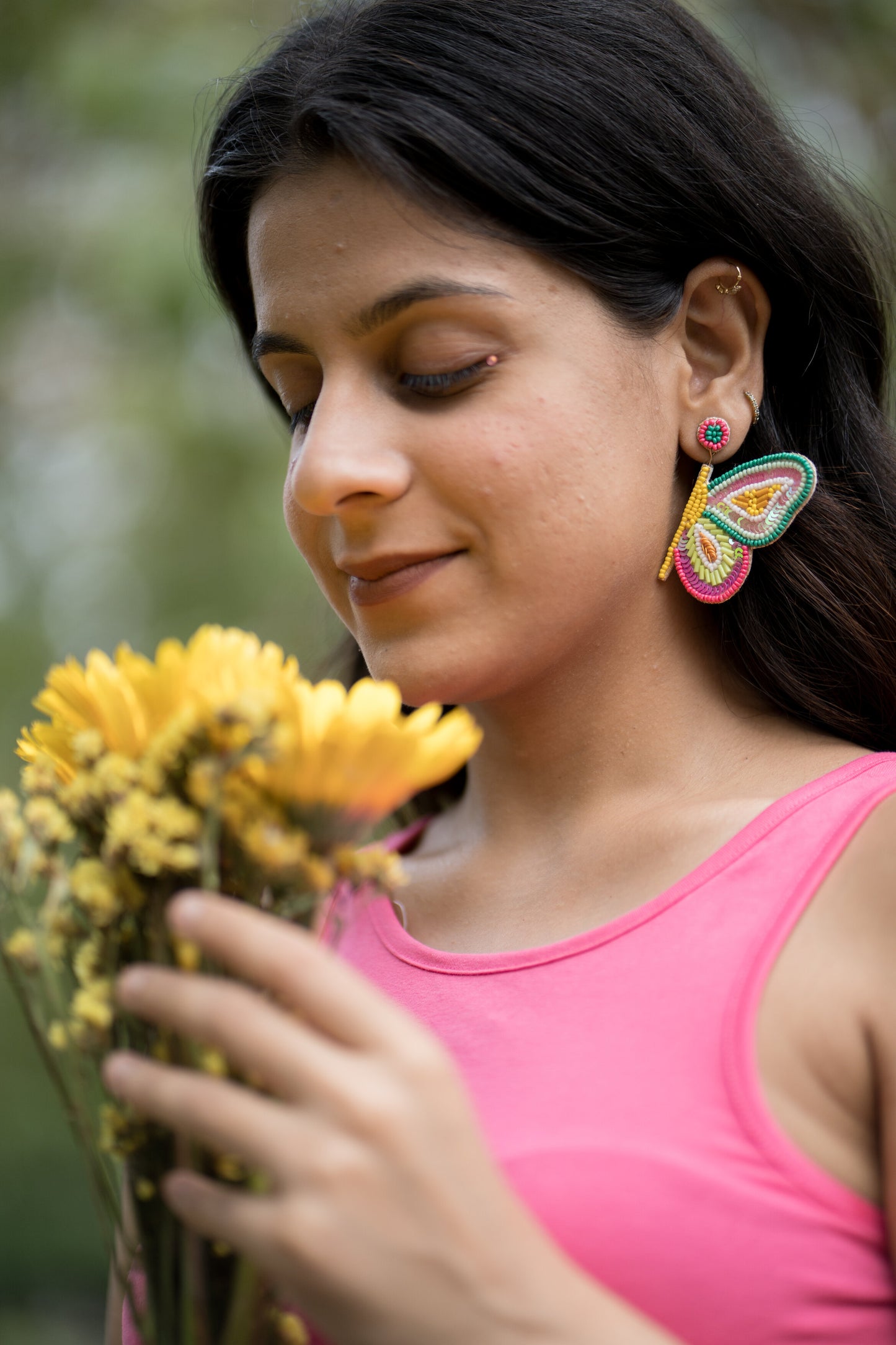 Titli Handmade Beaded Earrings