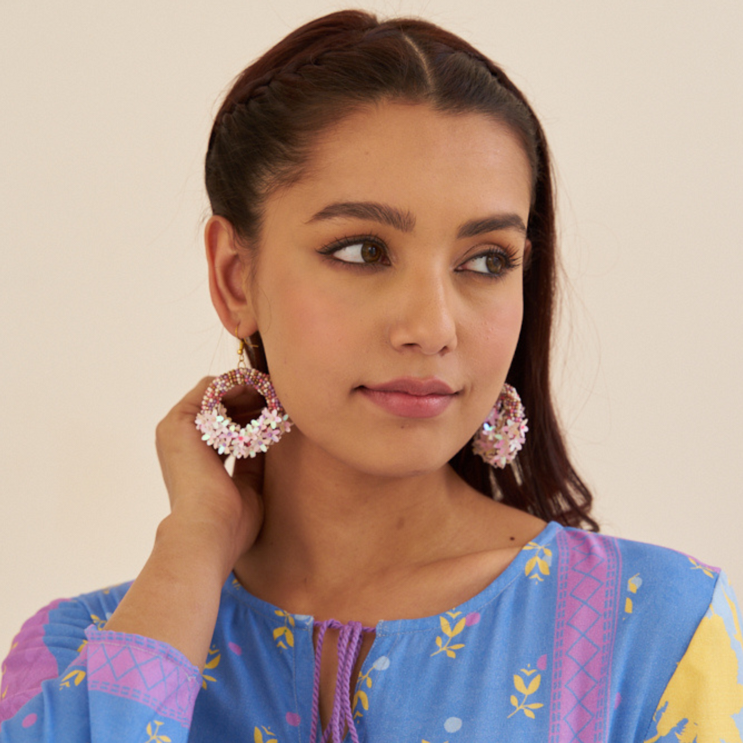 Lolita Handmade Beaded Earrings