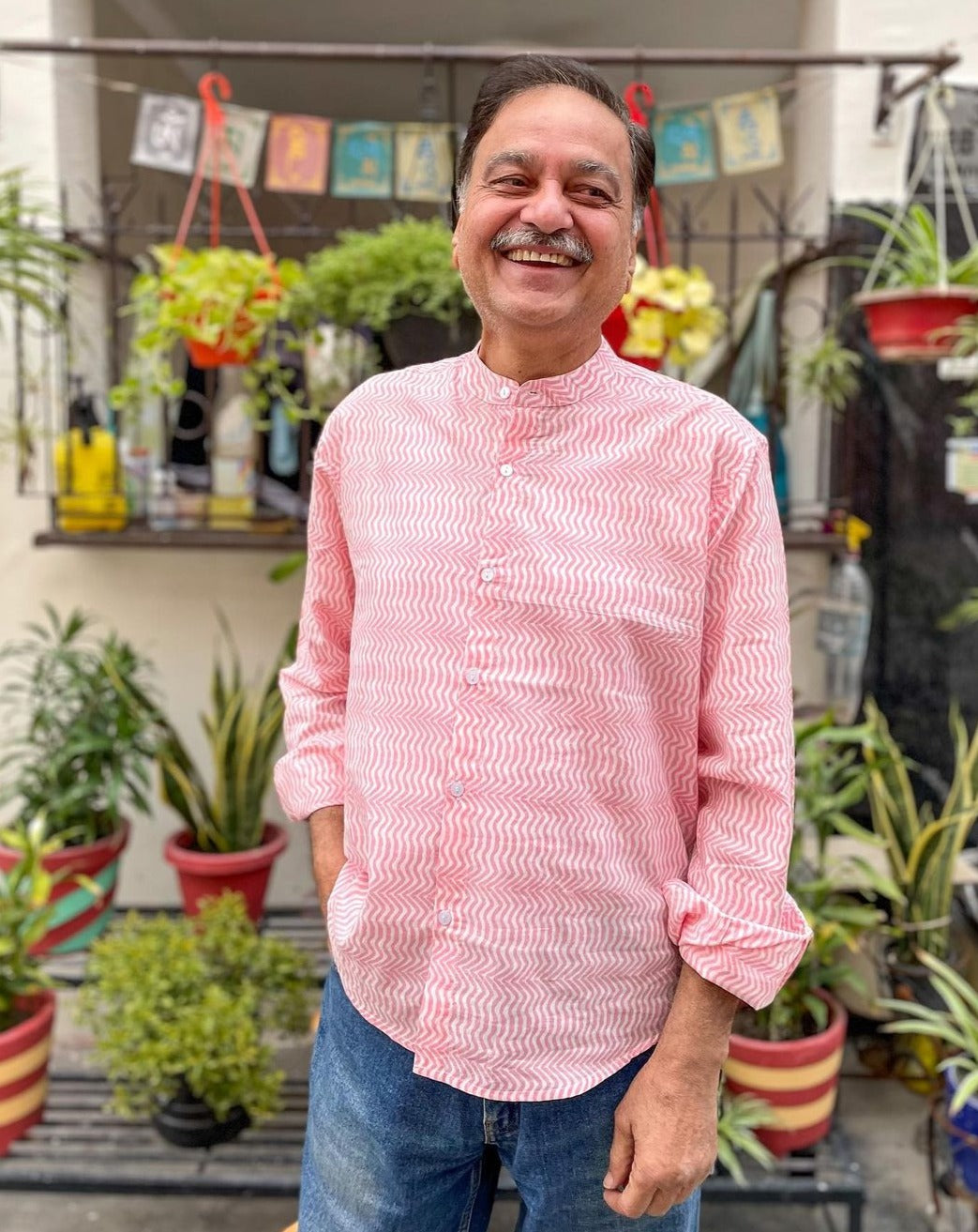 The Shirt Is Pink Mens Shirt