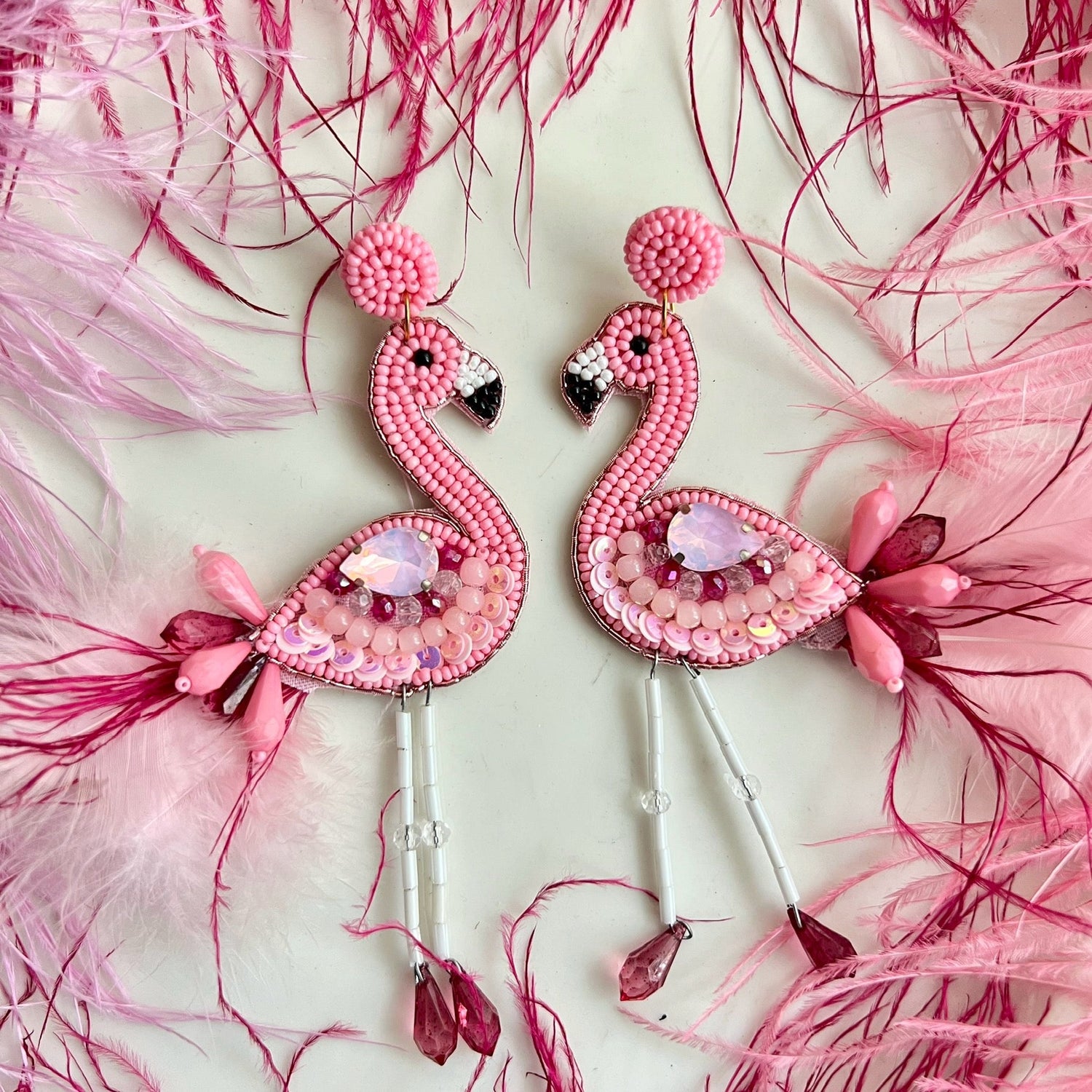 Handmade Beaded Quirky Earrings