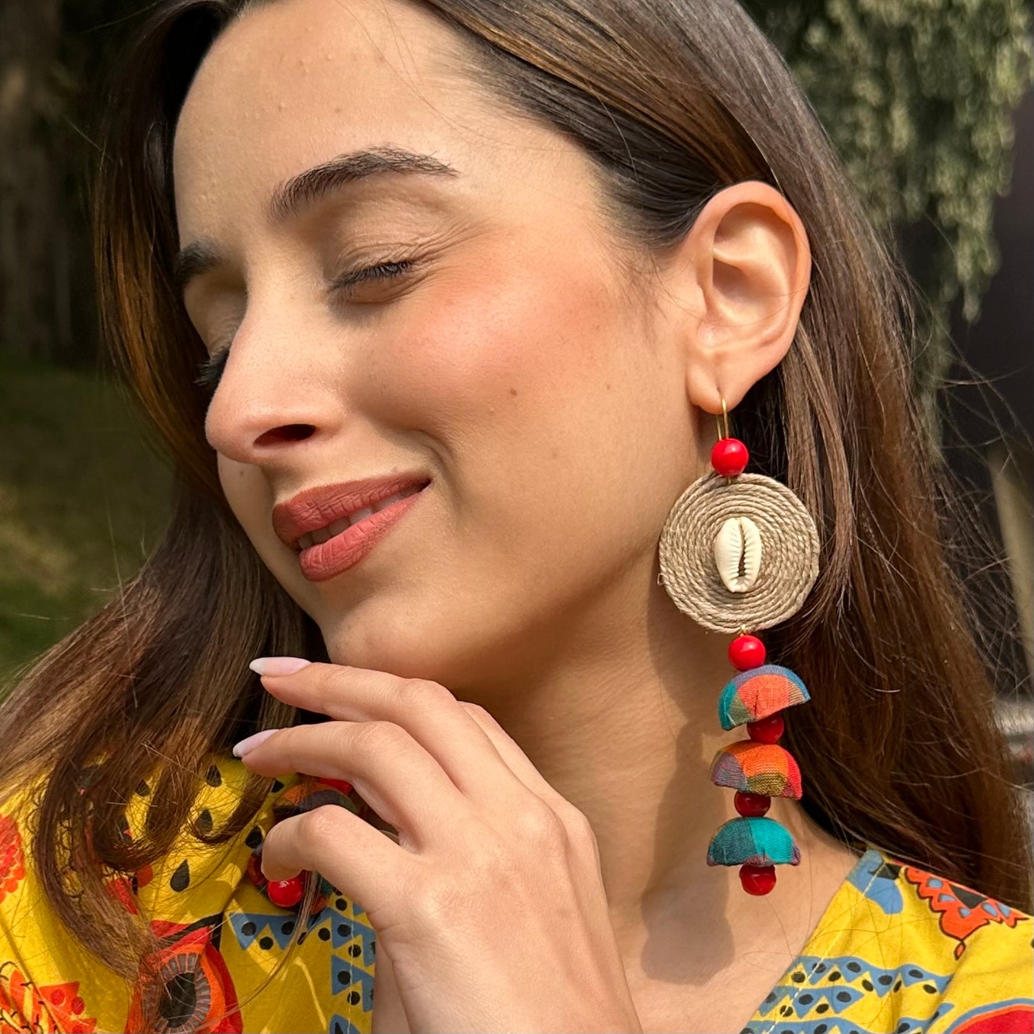 Handmade Fabric Earrings