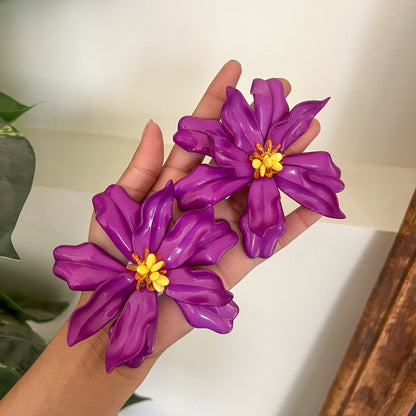 Floral Statement Earrings
