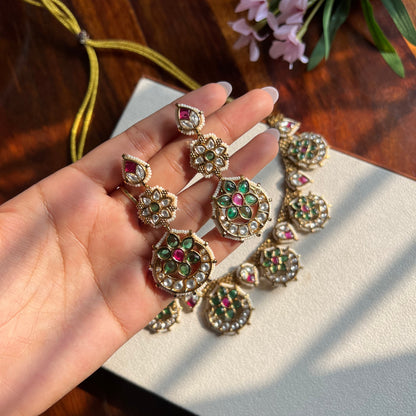 Heera Kundan Handcrafted Set