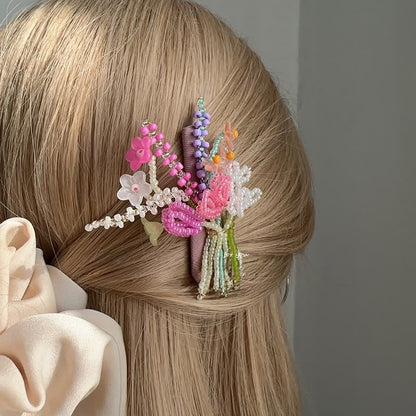 Flower Garden Hair Clip