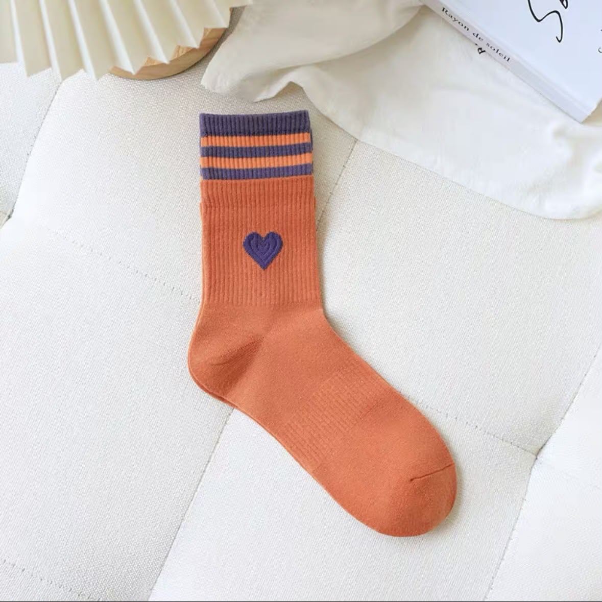 Candy Hearts Crew Socks