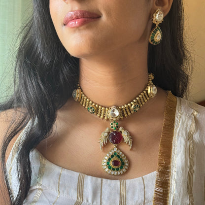 Pakhi Kundan Necklace Set