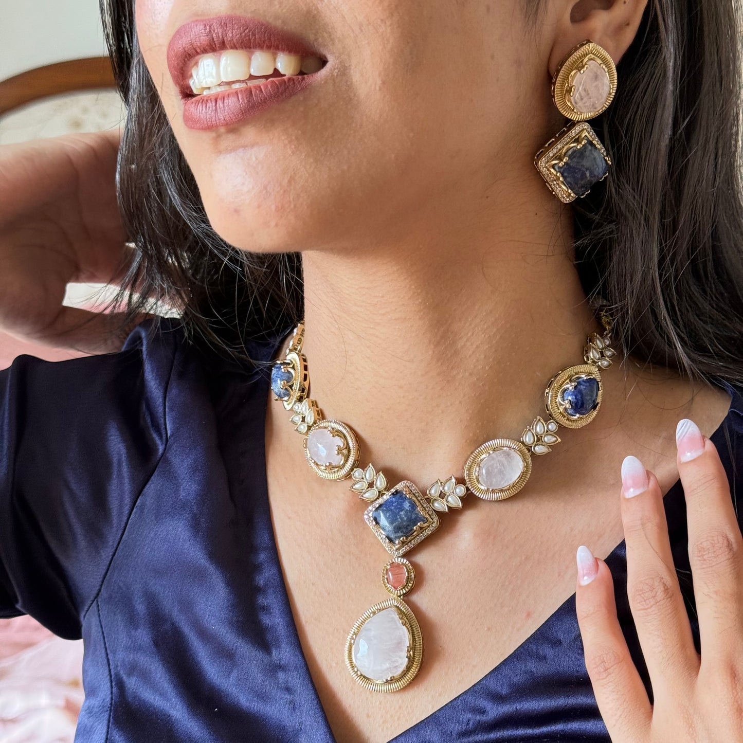 Begum Semi-Precious Stone Set